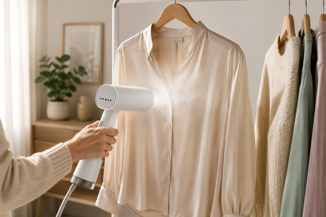 Soie, laine, viscose : défroissez vos vêtements délicats en toute confiance avec STEAMOWA