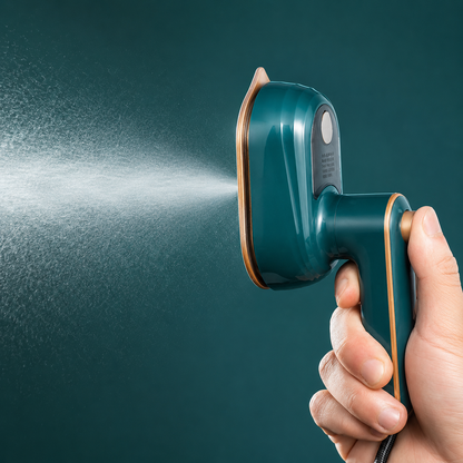 Mini Défroisseur Vapeur Portable Pliable STEAMOWA – Repassage Humide et Sec Rotatif 180°